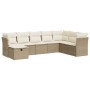 Set de sofás de jardín y cojines 8 piezas ratán sintético beige de , Conjuntos de jardín - Ref: Foro24-3325334, Precio: 570,2...