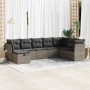 Set de sofás de jardín y cojines 8 piezas ratán sintético gris de , Conjuntos de jardín - Ref: Foro24-3325336, Precio: 514,75...