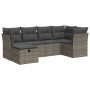 Set de muebles de jardín 6 pzas y cojines ratán sintético gris de , Conjuntos de jardín - Ref: Foro24-3325286, Precio: 396,70...