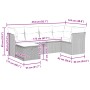 Set de muebles de jardín 6 pzas y cojines ratán sintético gris de , Conjuntos de jardín - Ref: Foro24-3325286, Precio: 396,70...