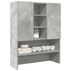 Armario de lavadora gris hormigón 70,5x25,5x90 cm de , Accesorios para lavadoras y secadoras - Ref: Foro24-856636, Precio: 60...