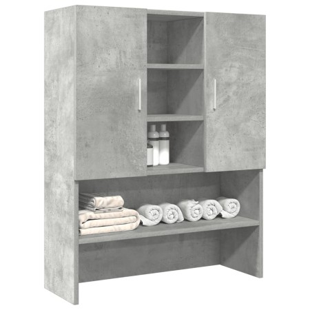 Armario de lavadora gris hormigón 70,5x25,5x90 cm de , Accesorios para lavadoras y secadoras - Ref: Foro24-856636, Precio: 60...
