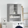 Armario de lavadora gris hormigón 70,5x25,5x90 cm de , Accesorios para lavadoras y secadoras - Ref: Foro24-856636, Precio: 60...
