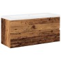 Mueble con lavabo integrado madera envejecida 91x39,5x49 cm de , Tocadores de baño - Ref: Foro24-3328927, Precio: 320,64 €, D...