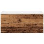 Mueble con lavabo integrado madera envejecida 91x39,5x49 cm de , Tocadores de baño - Ref: Foro24-3328927, Precio: 320,64 €, D...