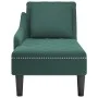 Tumbona almohada y reposabrazo derecho terciopelo verde oscuro by , Daybeds - Ref: Foro24-4009774, Price: 184,55 €, Discount: %