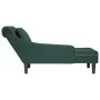 Tumbona almohada y reposabrazo derecho terciopelo verde oscuro by , Daybeds - Ref: Foro24-4009774, Price: 184,55 €, Discount: %