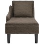 Tumbona almohada reposabrazo derecho cuero gris oscuro de , Divanes - Ref: Foro24-4009858, Precio: 163,20 €, Descuento: %