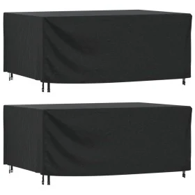 Cubiertas de muebles jardín 2uds impermeable 420D 225x143x90cm de , Fundas para muebles de jardín - Ref: Foro24-3196430, Prec...
