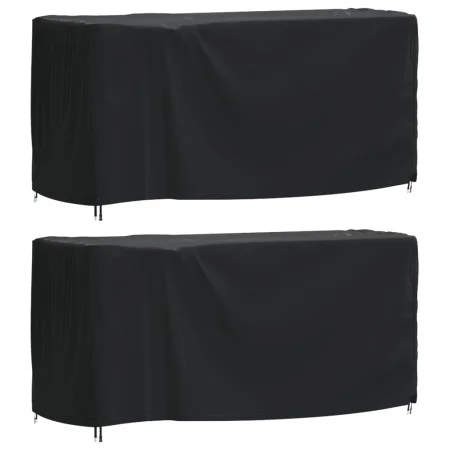 Cubiertas muebles jardín 2 uds impermeable 420D 180x70x90 cm de , Fundas para muebles de jardín - Ref: Foro24-3196432, Precio...