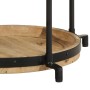 Mesa auxiliar madera maciza de mango Ø55x83 cm de , Mesas auxiliares - Ref: Foro24-4013509, Precio: 105,56 €, Descuento: %