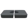 Juego bases de sombrilla 4 uds para parasol cruzado PP 100 kg de , Bases para sombrillas - Ref: Foro24-847444, Precio: 84,23 ...