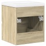 Set de muebles de baño 2 pzas madera contrachapada roble Sonoma de , Muebles de baño - Ref: Foro24-3325032, Precio: 122,88 €,...