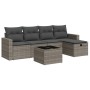 Set de muebles de jardín 6 pzas y cojines ratán sintético gris de , Conjuntos de jardín - Ref: Foro24-3325376, Precio: 362,62...