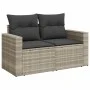 Set de sofás de jardín 6 pzas y cojines ratán sintético gris de , Conjuntos de jardín - Ref: Foro24-3325388, Precio: 424,69 €...
