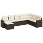 Set sofás de jardín 8 piezas y cojines ratán sintético marrón de , Conjuntos de jardín - Ref: Foro24-3325439, Precio: 510,00 ...