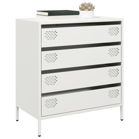 Aparador de acero laminado en frío blanco 68x39x73,5 cm de , Aparadores - Ref: Foro24-851291, Precio: 97,36 €, Descuento: %