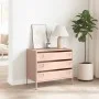 Aparador de acero laminado en frío rosa 68x39x58,5 cm de , Aparadores - Ref: Foro24-851293, Precio: 83,49 €, Descuento: %