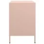 Aparador de acero laminado en frío rosa 68x39x58,5 cm de , Aparadores - Ref: Foro24-851293, Precio: 83,49 €, Descuento: %