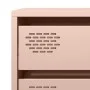 Aparador de acero laminado en frío rosa 68x39x58,5 cm de , Aparadores - Ref: Foro24-851293, Precio: 83,49 €, Descuento: %