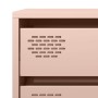Aparador de acero laminado en frío rosa 68x39x58,5 cm de , Aparadores - Ref: Foro24-851293, Precio: 84,26 €, Descuento: %