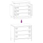 Aparador de acero laminado en frío rosa 68x39x58,5 cm de , Aparadores - Ref: Foro24-851293, Precio: 84,26 €, Descuento: %