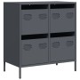 Aparador de acero laminado en frío antracita 68x39x73,5 cm de , Aparadores - Ref: Foro24-851258, Precio: 100,99 €, Descuento: %