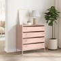 Aparador de acero laminado en frío rosa 68x39x73,5 cm de , Aparadores - Ref: Foro24-851287, Precio: 131,96 €, Descuento: %