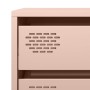 Aparador de acero laminado en frío rosa 68x39x73,5 cm de , Aparadores - Ref: Foro24-851287, Precio: 131,96 €, Descuento: %