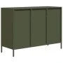 Aparador de acero laminado en frío verde oliva 101,5x39x73,5 cm de , Aparadores - Ref: Foro24-851266, Precio: 132,54 €, Descu...