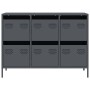 Aparador acero laminado en frío gris antracita 101,5x39x73,5 cm de , Aparadores - Ref: Foro24-851264, Precio: 133,90 €, Descu...