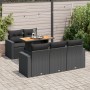 Set de sofás de jardín 6 piezas y cojines ratán sintético negro de , Conjuntos de jardín - Ref: Foro24-3326988, Precio: 492,0...