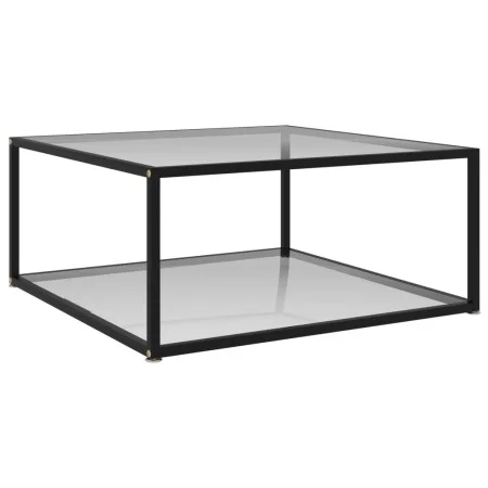 Mesa de centro vidrio templado transparente 80x80x35 cm de vidaXL, Mesas de centro - Ref: Foro24-322892, Precio: 118,94 €, De...