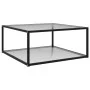 Transparent tempered glass coffee table 80x80x35 cm by vidaXL, Coffee table - Ref: Foro24-322892, Price: 118,94 €, Discount: %