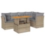 Juego de sofás jardín con cojines 6 pzas ratán sintético beige de , Conjuntos de jardín - Ref: Foro24-3326929, Precio: 442,69...