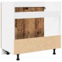 Armario bajo fregadero madera envejecida 80x46x81,5 cm de , Armarios de cocina - Ref: Foro24-856077, Precio: 78,17 €, Descuen...