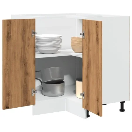 Armario cocina madera ingeniería roble artisan 75,5x75,5x81,5cm de , Armarios de cocina - Ref: Foro24-856096, Precio: 107,16 ...