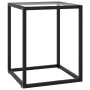 Mesa de centro con vidrio templado negra 40x40x50 cm de vidaXL, Mesas de centro - Ref: Foro24-322907, Precio: 37,61 €, Descue...