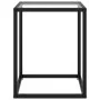 Mesa de centro con vidrio templado negra 40x40x50 cm de vidaXL, Mesas de centro - Ref: Foro24-322907, Precio: 37,61 €, Descue...