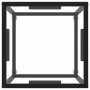 Mesa de centro con vidrio templado negra 40x40x50 cm de vidaXL, Mesas de centro - Ref: Foro24-322907, Precio: 37,61 €, Descue...