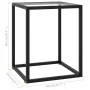 Mesa de centro con vidrio templado negra 40x40x50 cm de vidaXL, Mesas de centro - Ref: Foro24-322907, Precio: 37,61 €, Descue...