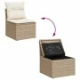 Set de sofás de jardín 11pzas con cojines ratán sintético beige de , Conjuntos de jardín - Ref: Foro24-3327089, Precio: 859,6...