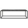 Mesa de centro negra con vidrio de mármol negro 120x50x35 cm de vidaXL, Mesas de centro - Ref: Foro24-322886, Precio: 100,19 ...