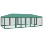 Carpa para fiestas con 12 paredes de malla HDPE verde 8x4 m de , Tiendas de campaña - Ref: Foro24-4010073, Precio: 211,68 €, ...