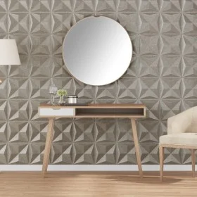 Paneles de pared 24 uds XPS origami Beton 50x50 cm 6 m² by , Wall covering - Ref: Foro24-4100063, Price: 58,37 €, Discount: %