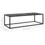 Mesa de centro negra con vidrio de mármol negro 120x50x35 cm de vidaXL, Mesas de centro - Ref: Foro24-322886, Precio: 100,19 ...
