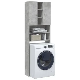 Armario de lavadora gris hormigón 64x25,5x190 cm de , Accesorios para lavadoras y secadoras - Ref: Foro24-856648, Precio: 89,...