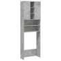 Armario de lavadora gris hormigón 64x25,5x190 cm de , Accesorios para lavadoras y secadoras - Ref: Foro24-856648, Precio: 85,...