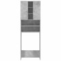 Armario de lavadora gris hormigón 64x25,5x190 cm de , Accesorios para lavadoras y secadoras - Ref: Foro24-856648, Precio: 85,...