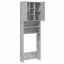 Armario de lavadora gris hormigón 64x25,5x190 cm de , Accesorios para lavadoras y secadoras - Ref: Foro24-856648, Precio: 85,...